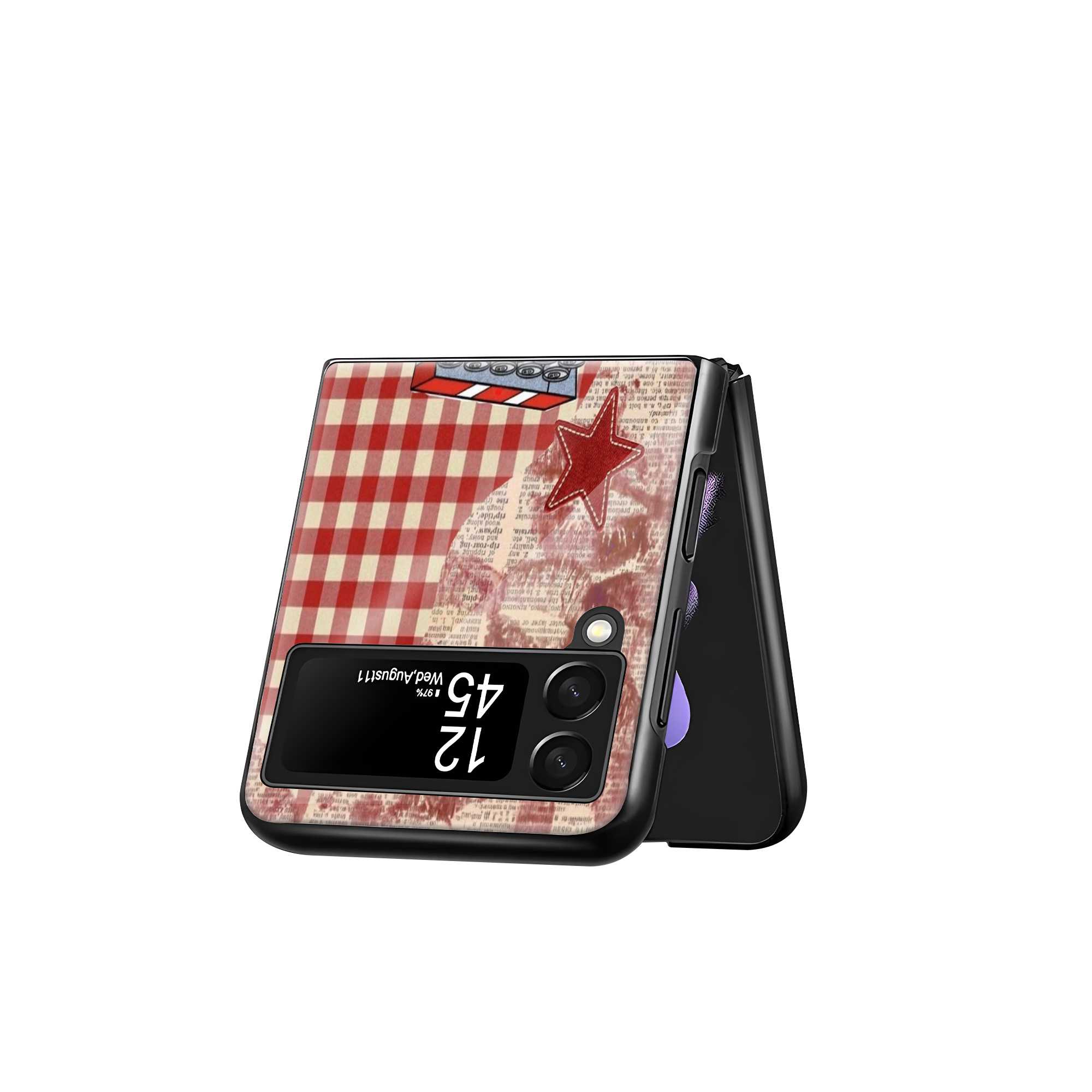 Vintage Cola Club Samsung Z Flip Glass Case