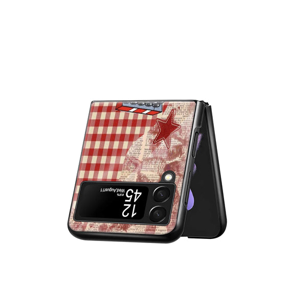 Vintage Cola Club Samsung Z Flip Glass Case