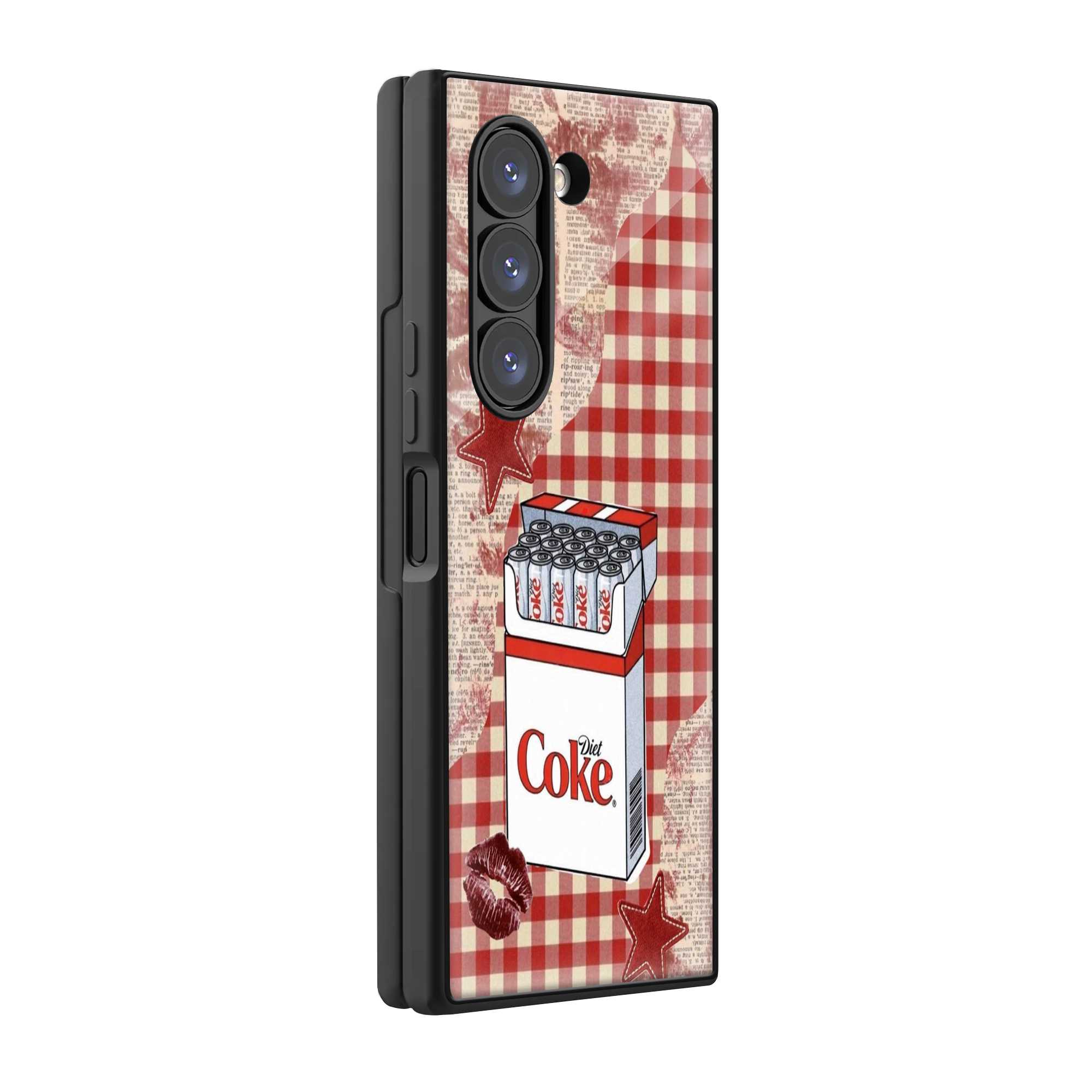 Vintage Cola Club Samsung Z Fold Glass Case