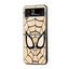 Vintage Spider Mask Samsung Z Flip Glass Case