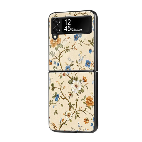Vintage Vine Samsung Z Flip Glass Case