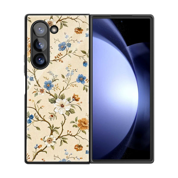 Vintage Vine Samsung Z Fold Glass Case