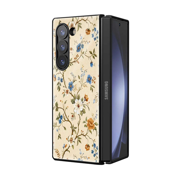 Vintage Vine Samsung Z Fold Glass Case