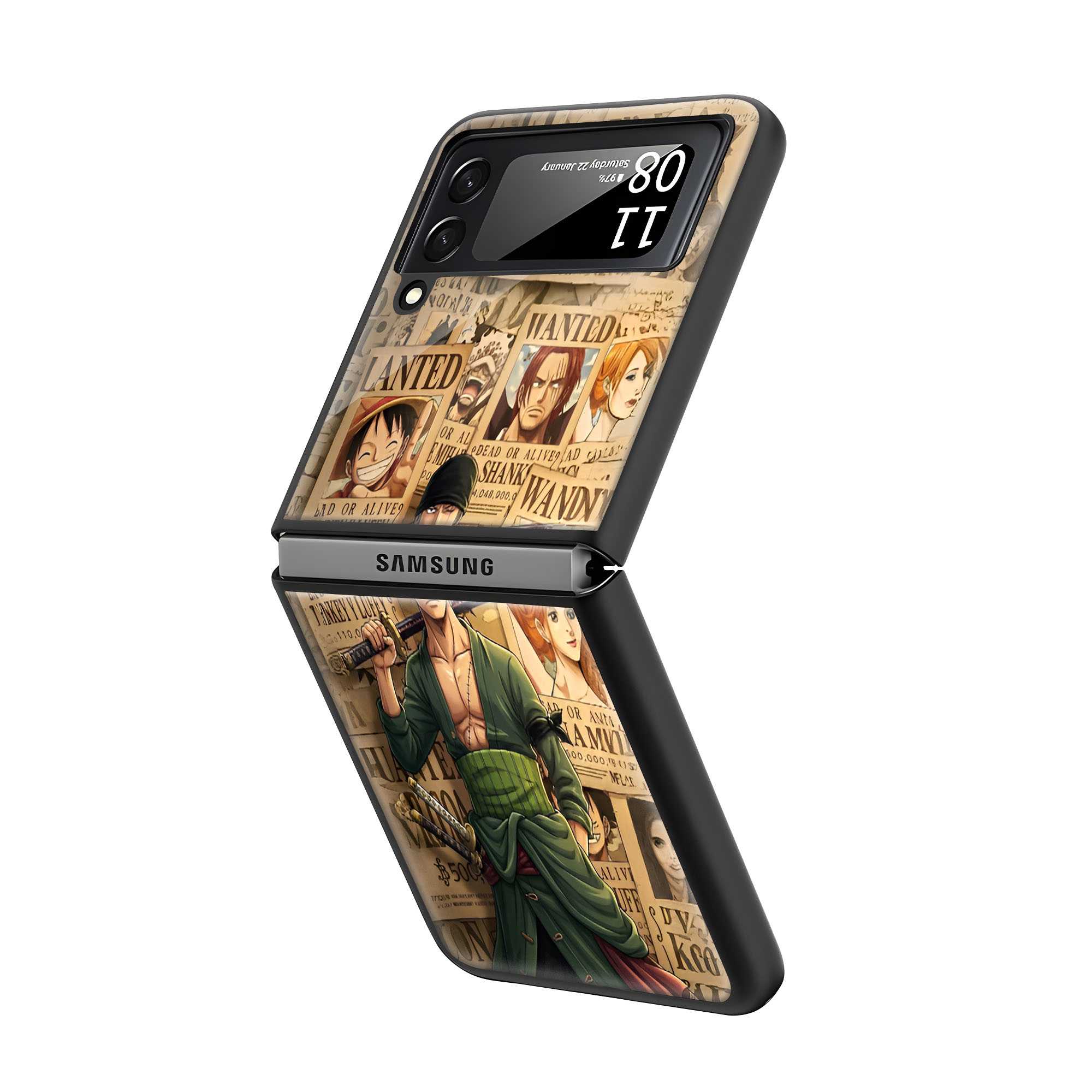 Wanted Legends Samsung Z Flip Glass Case