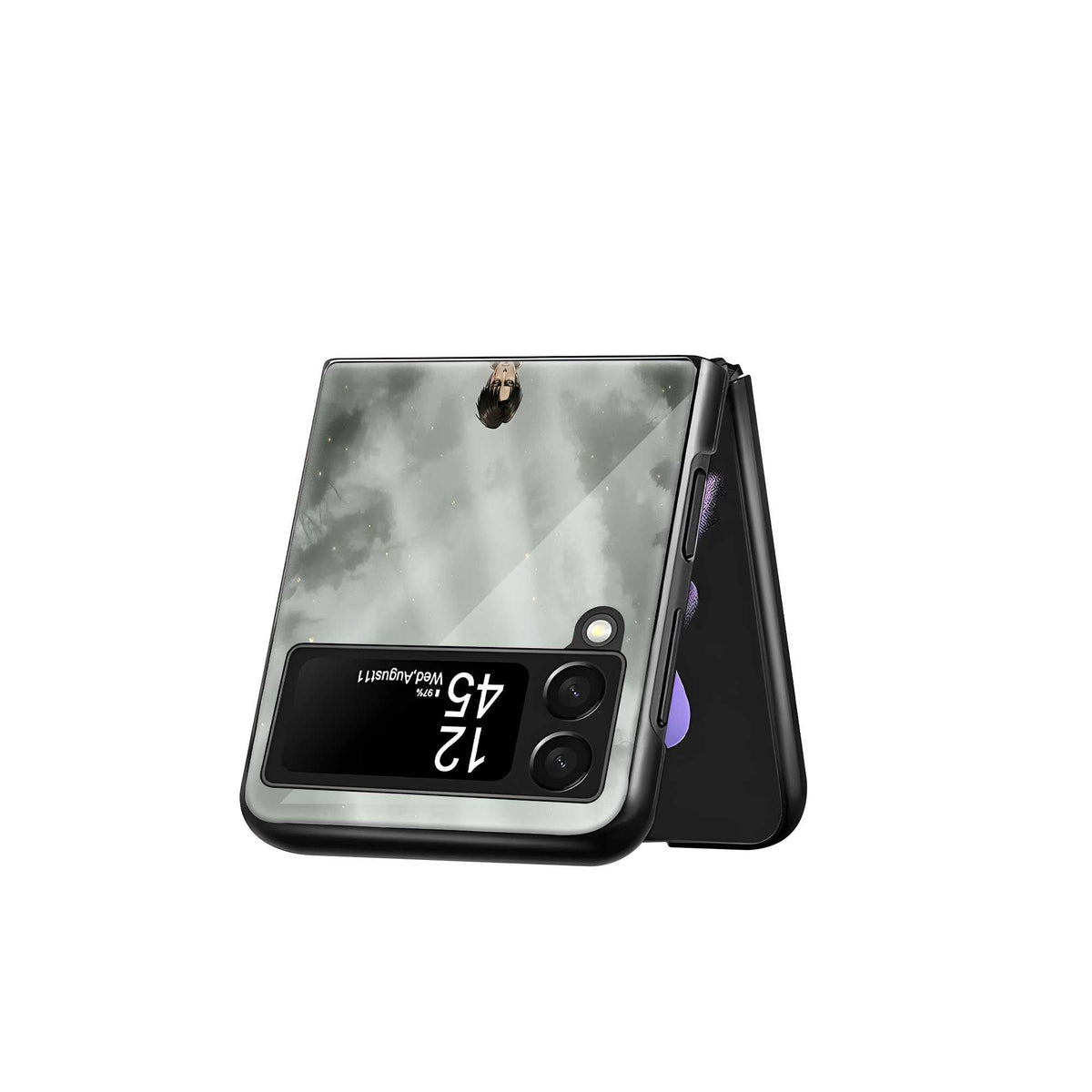 War's End Samsung Z Flip Glass Case