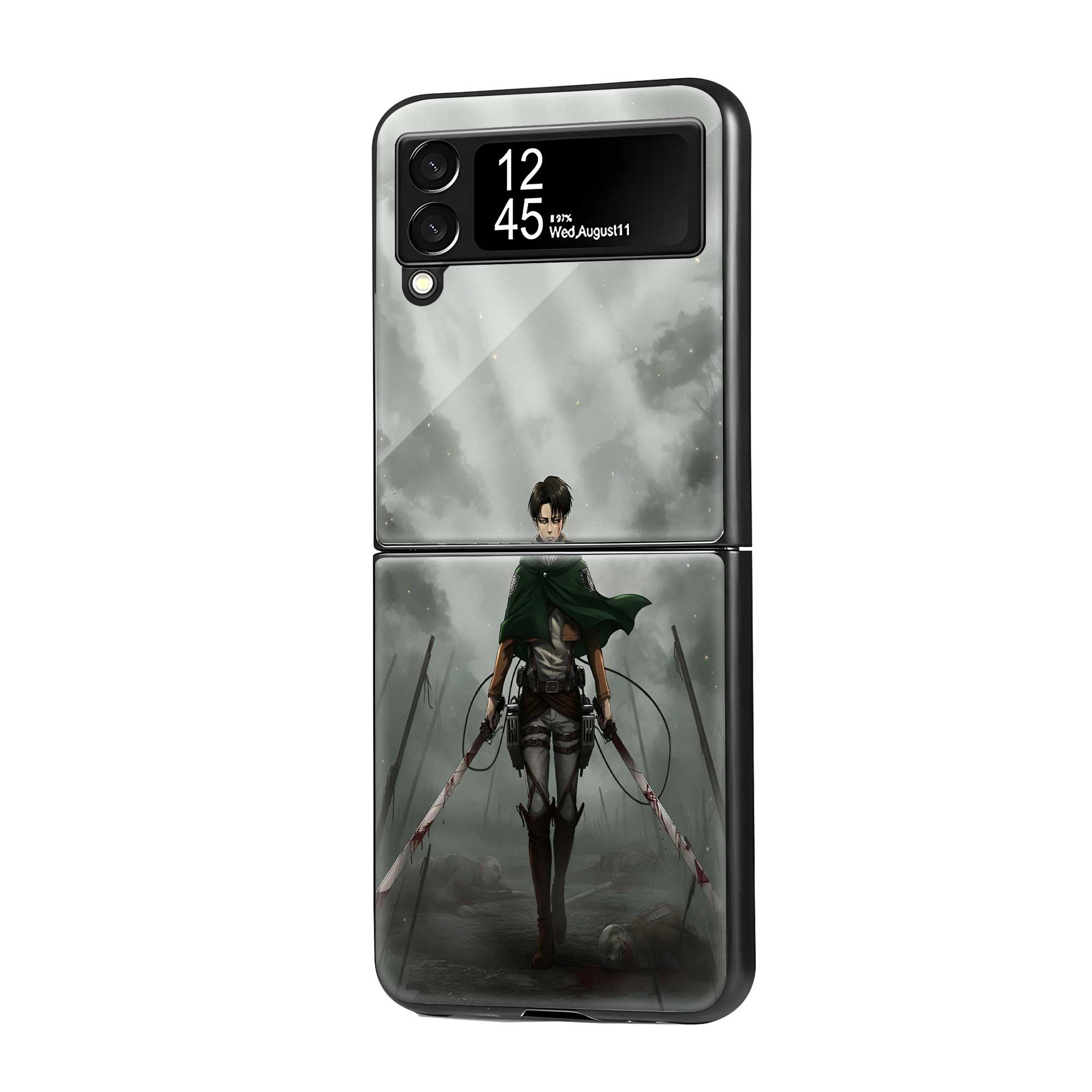 War's End Samsung Z Flip Glass Case