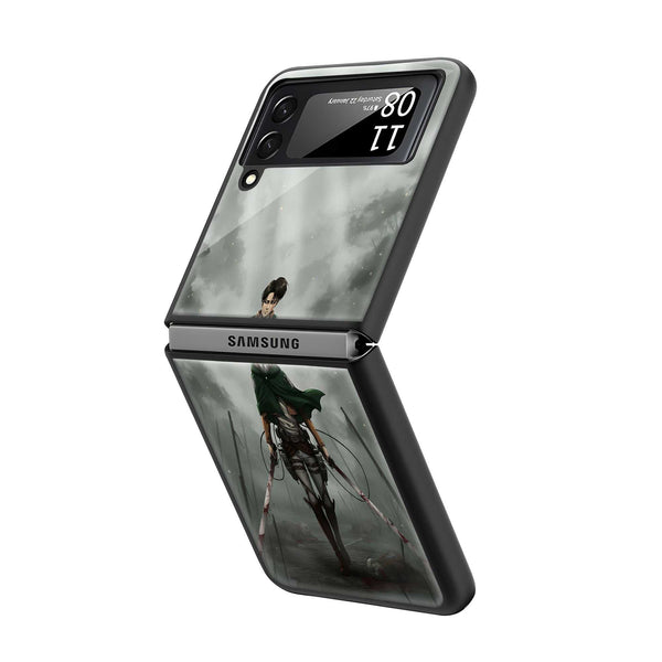War's End Samsung Z Flip Glass Case