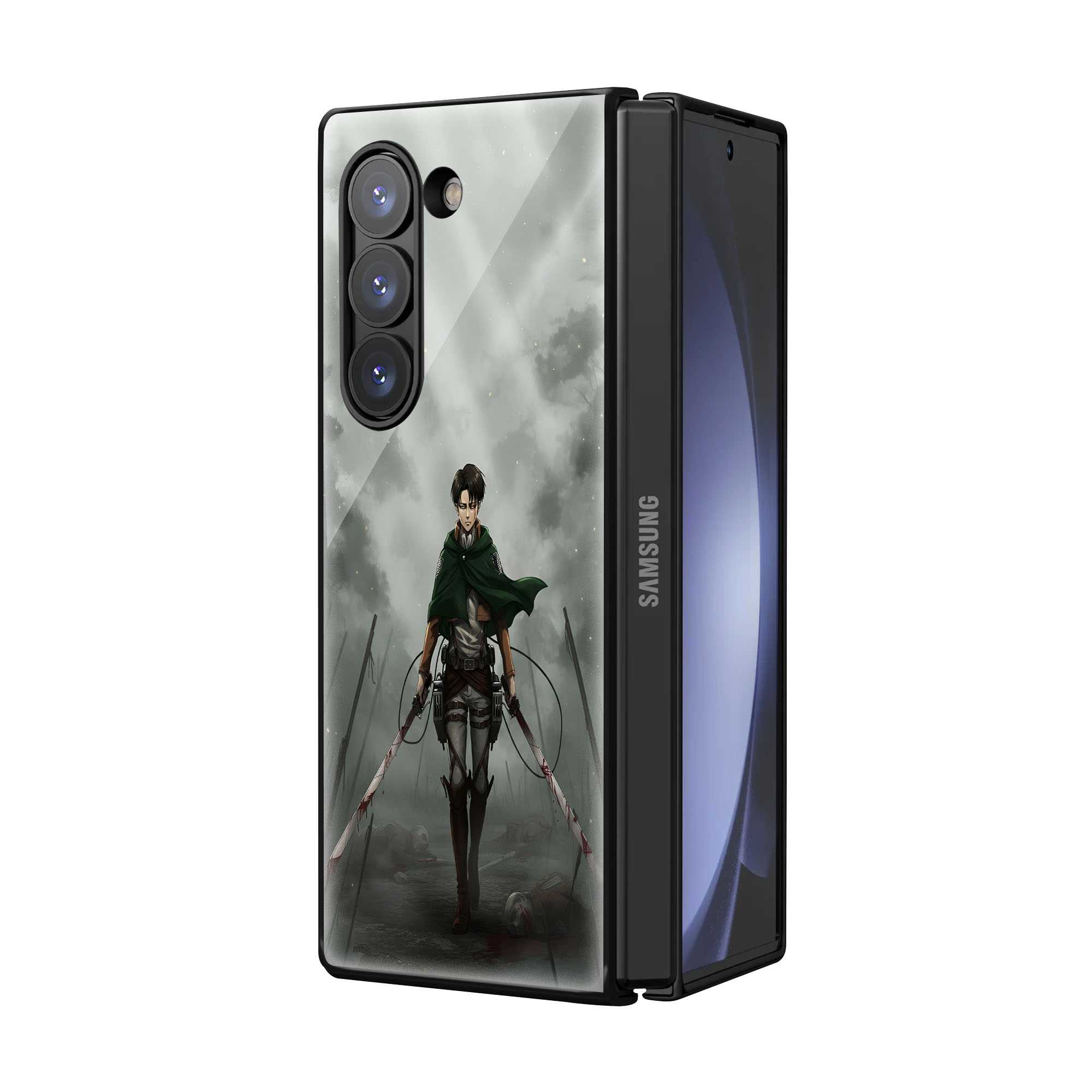 War's End Samsung Z Fold Glass Case