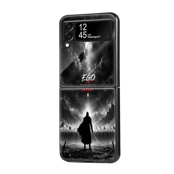 Warrior Ego Samsung Z Flip Glass Case