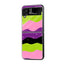 Wavy Stripes Samsung Z Flip Glass Case