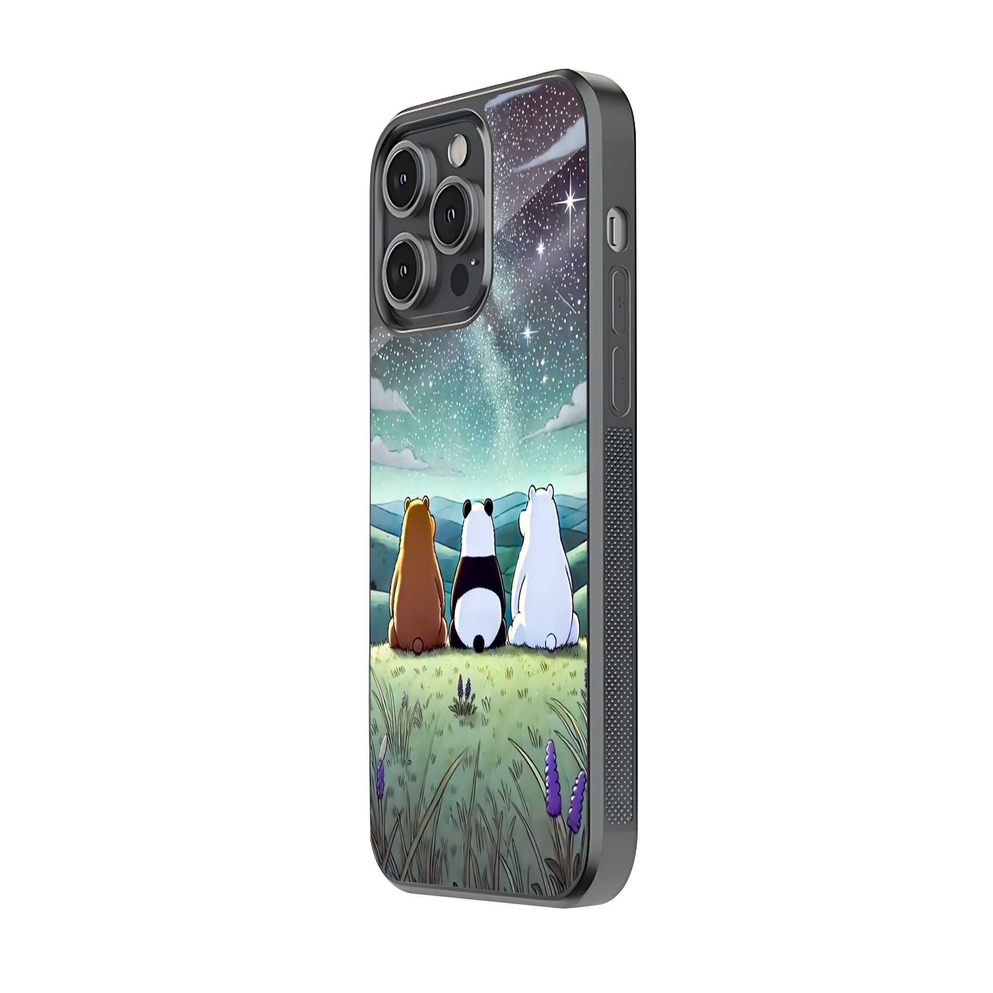 We Bare Bears Glass Case Secondary image