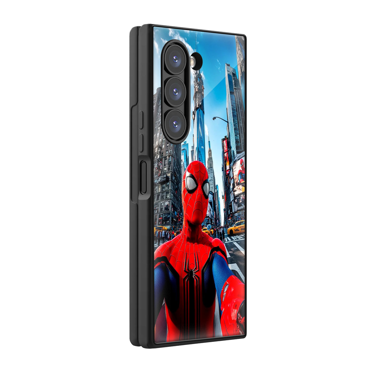 Web-Slinger City Samsung Z Fold Glass Case Main image