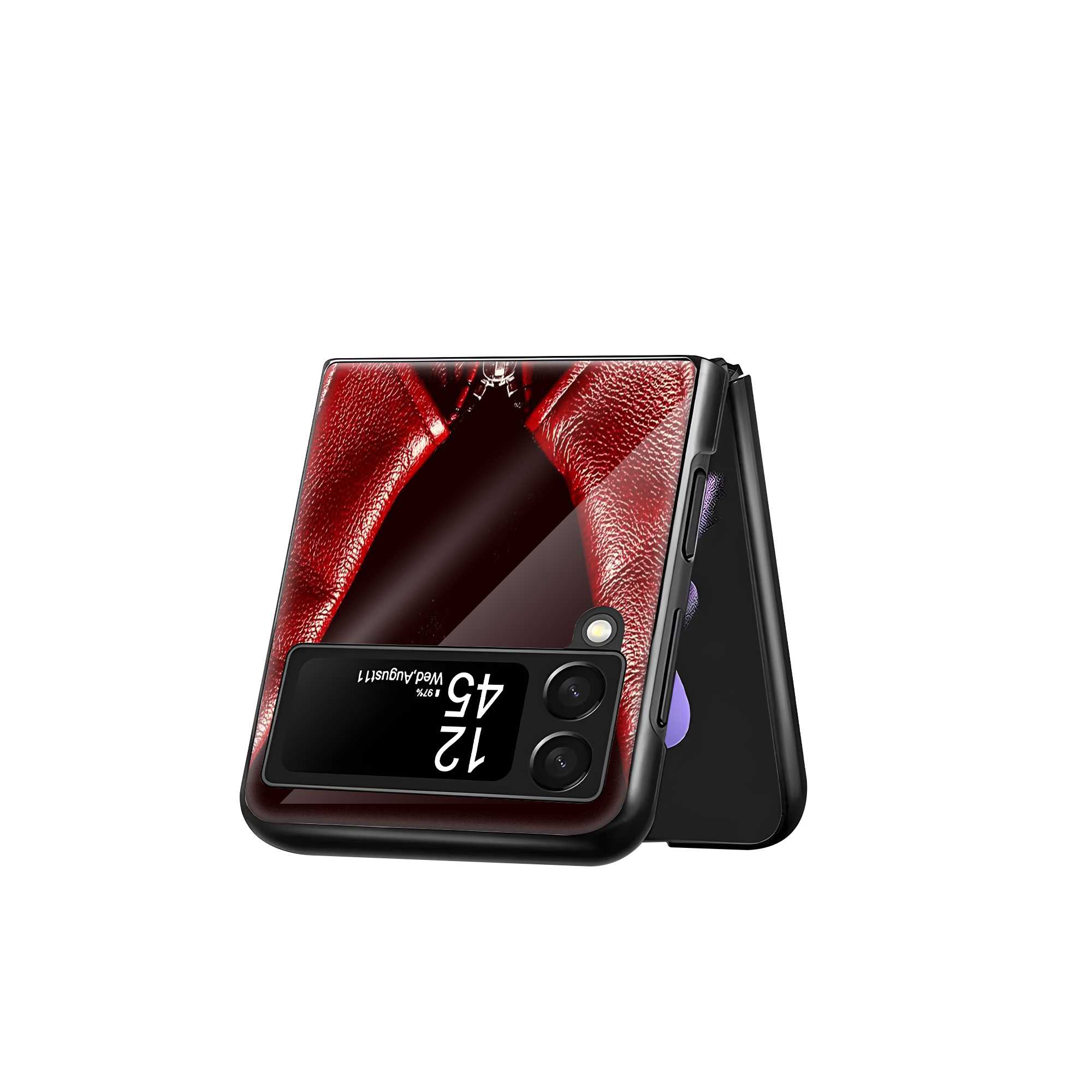 Web Armor Samsung Z Flip Glass Case