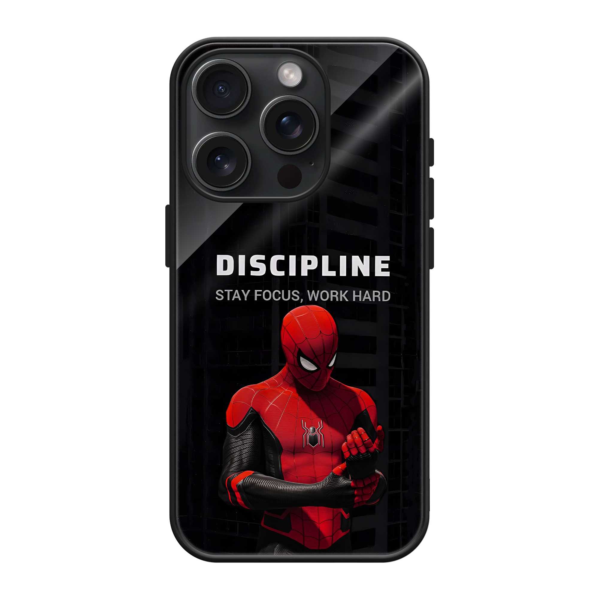 Web Discipline Glass Case