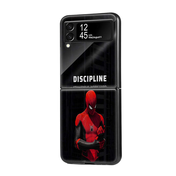 Web Discipline Samsung Z Flip Glass Case