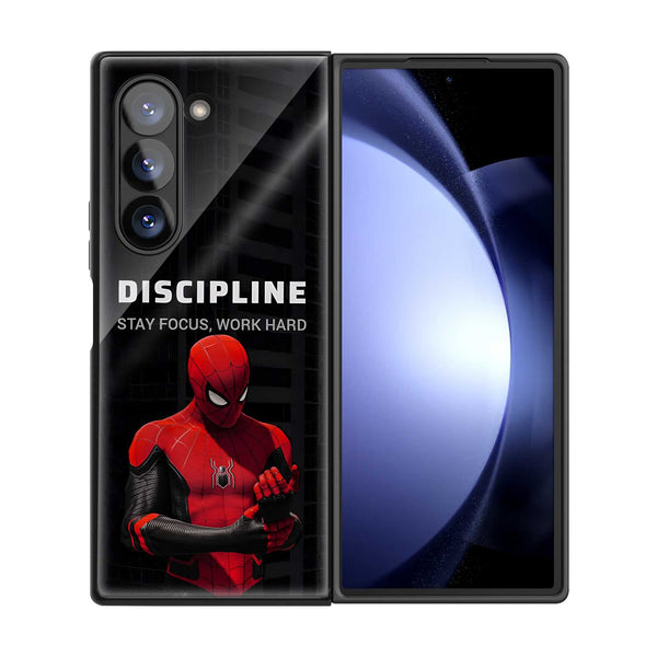 Web Discipline Samsung Z Fold Glass Case