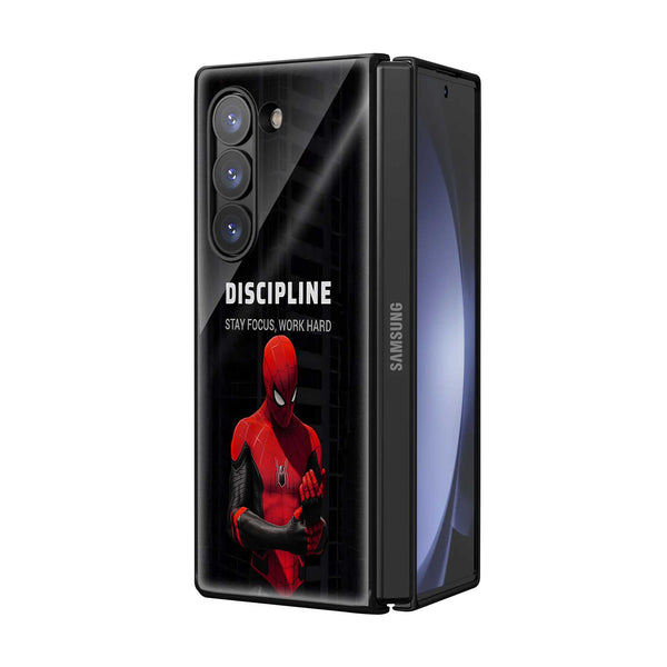 Web Discipline Samsung Z Fold Glass Case