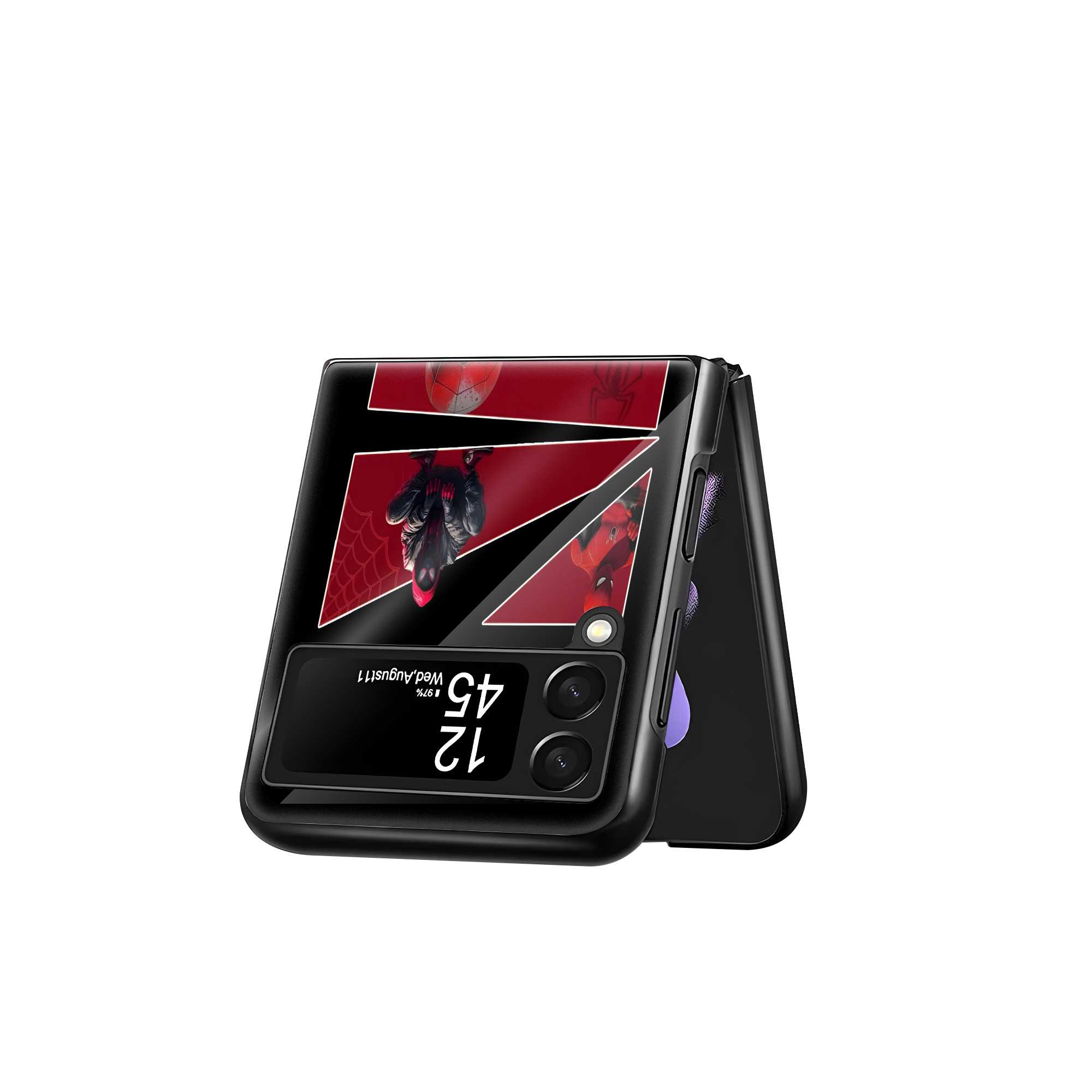 Web Frames Samsung Z Flip Glass Case