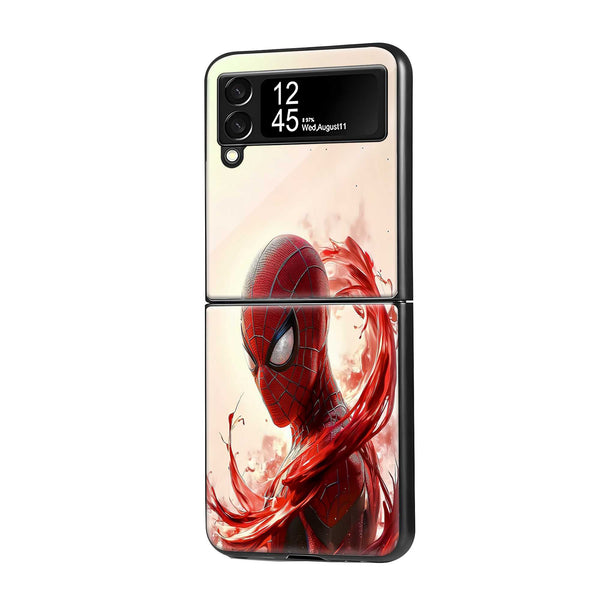 Web Fury Samsung Z Flip Glass Case