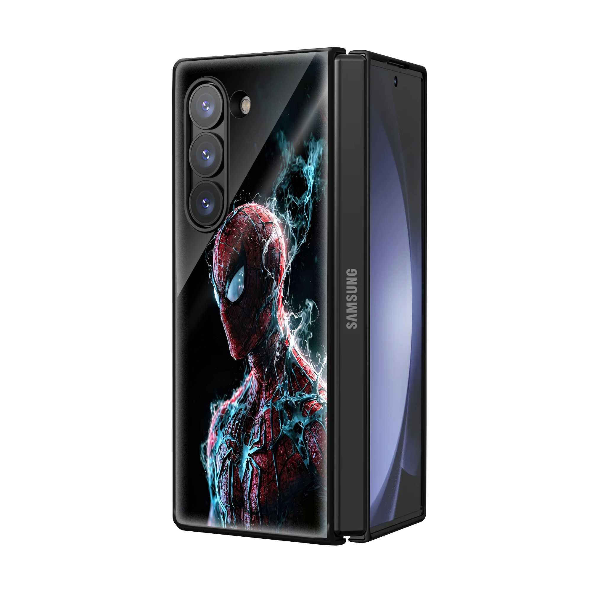 Web Phantom Samsung Z Fold Glass Case
