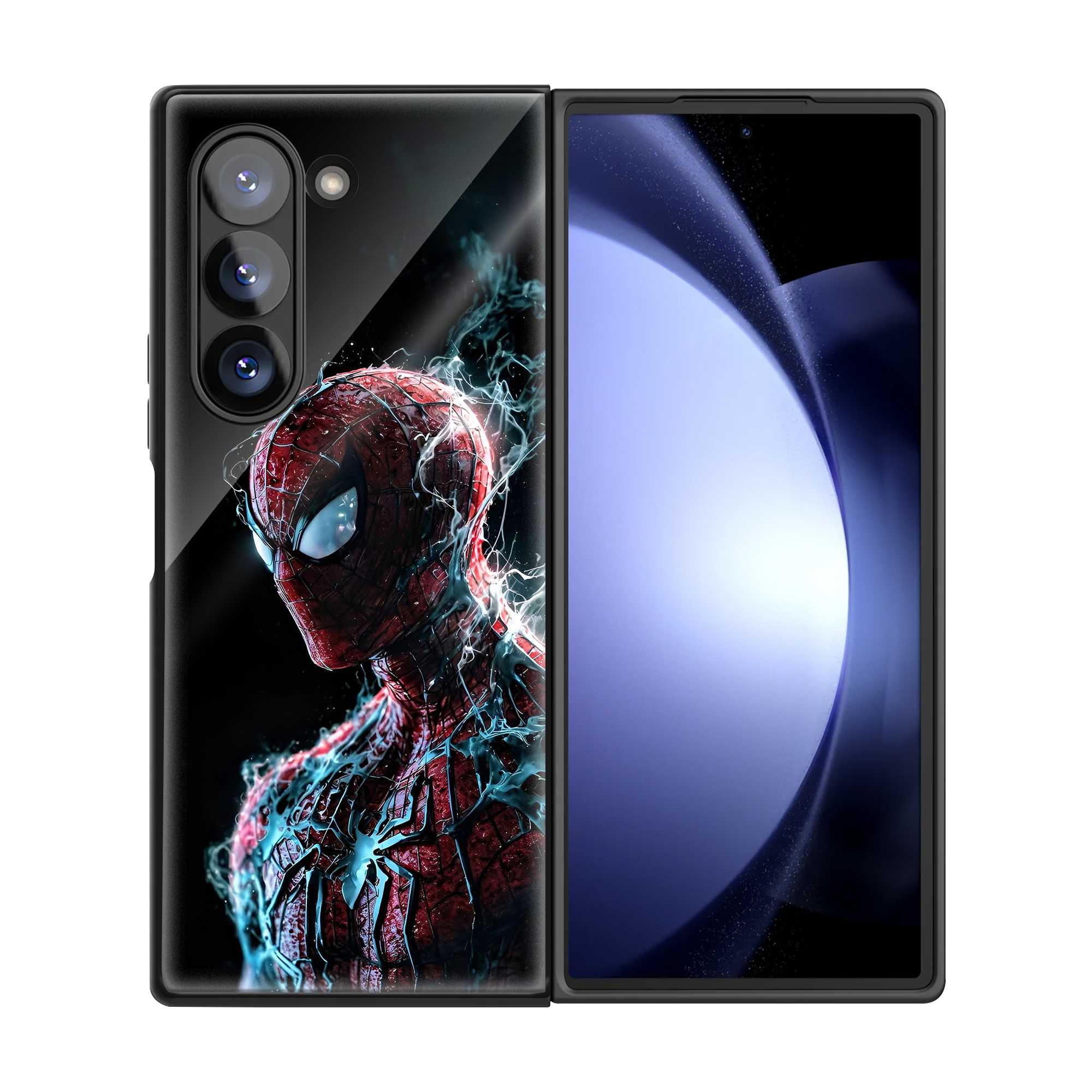 Web Phantom Samsung Z Fold Glass Case