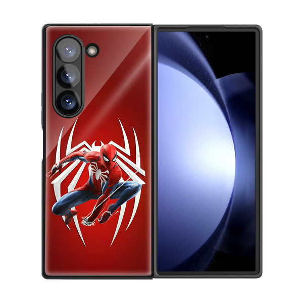 Web Strike Samsung Z Fold Glass Case