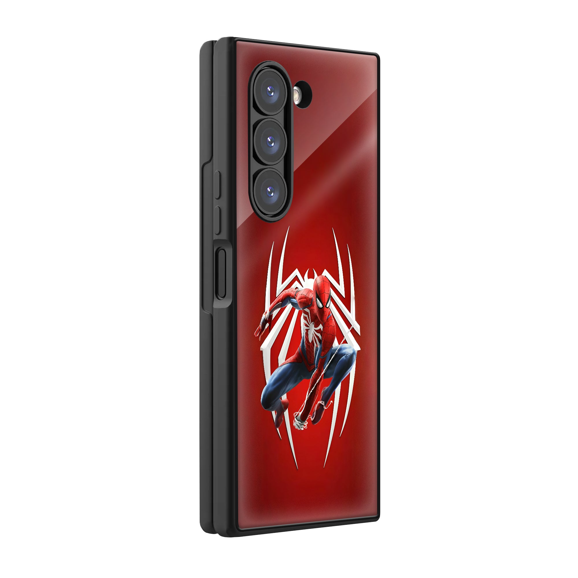 Web Strike Samsung Z Fold Glass Case