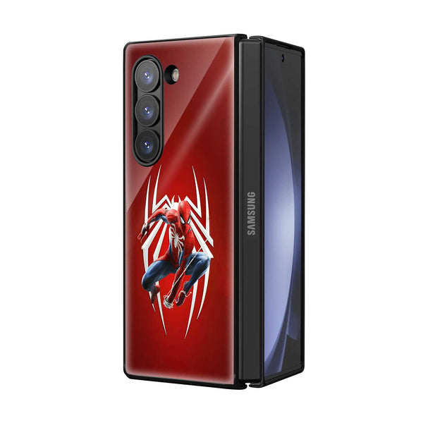 Web Strike Samsung Z Fold Glass Case