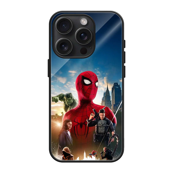Web of Heroes Glass Case