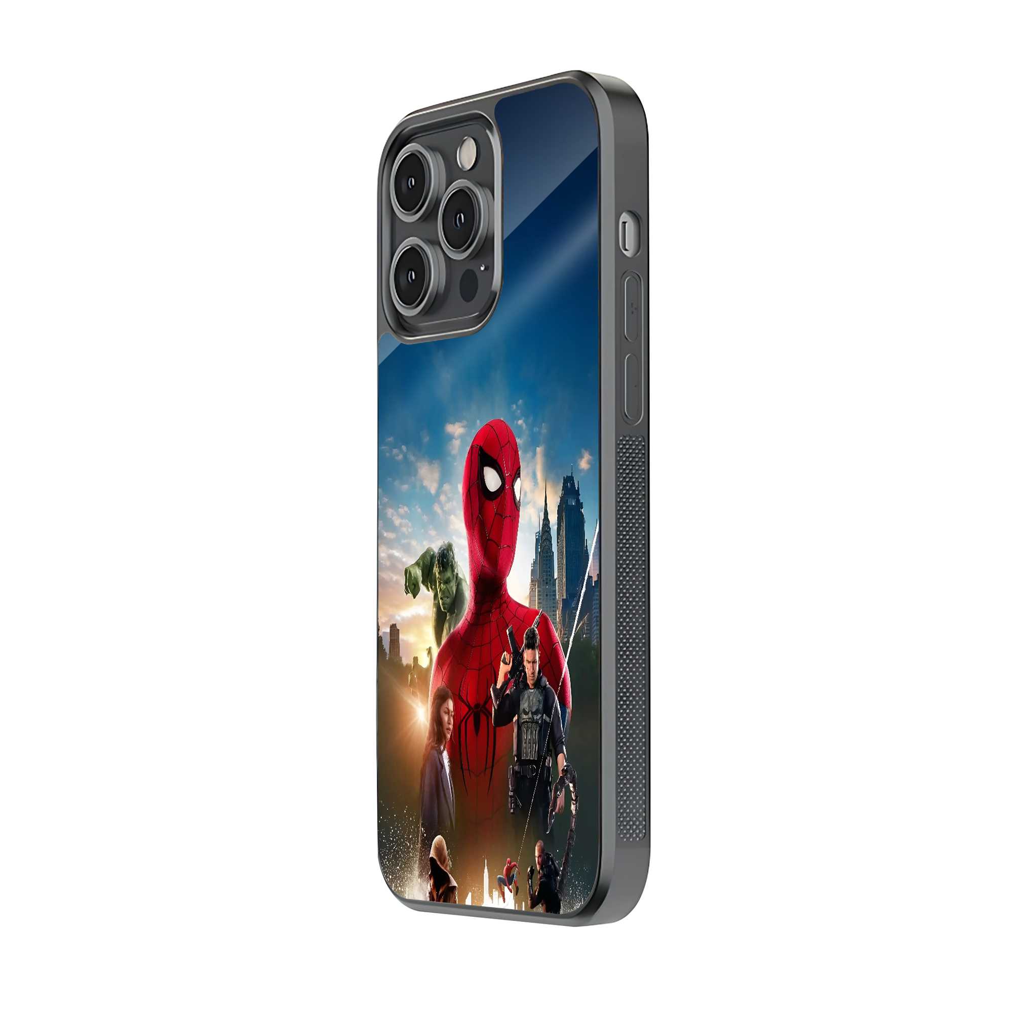 Web of Heroes Glass Case