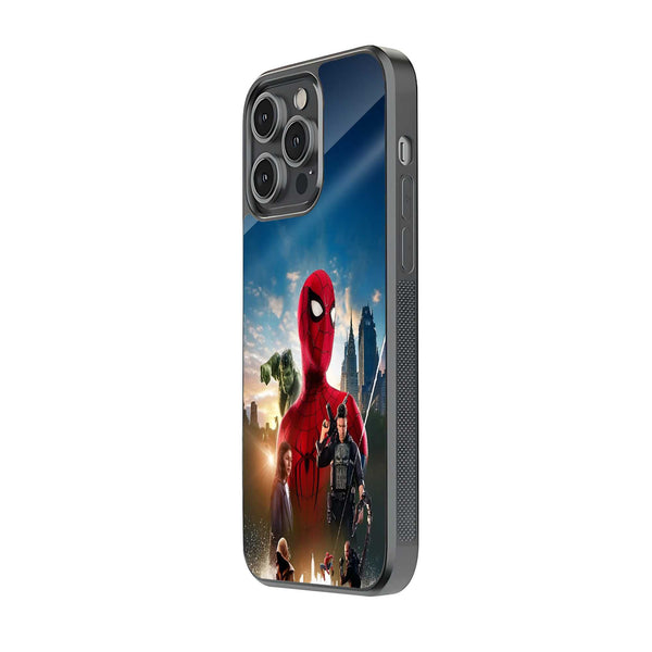 Web of Heroes Glass Case