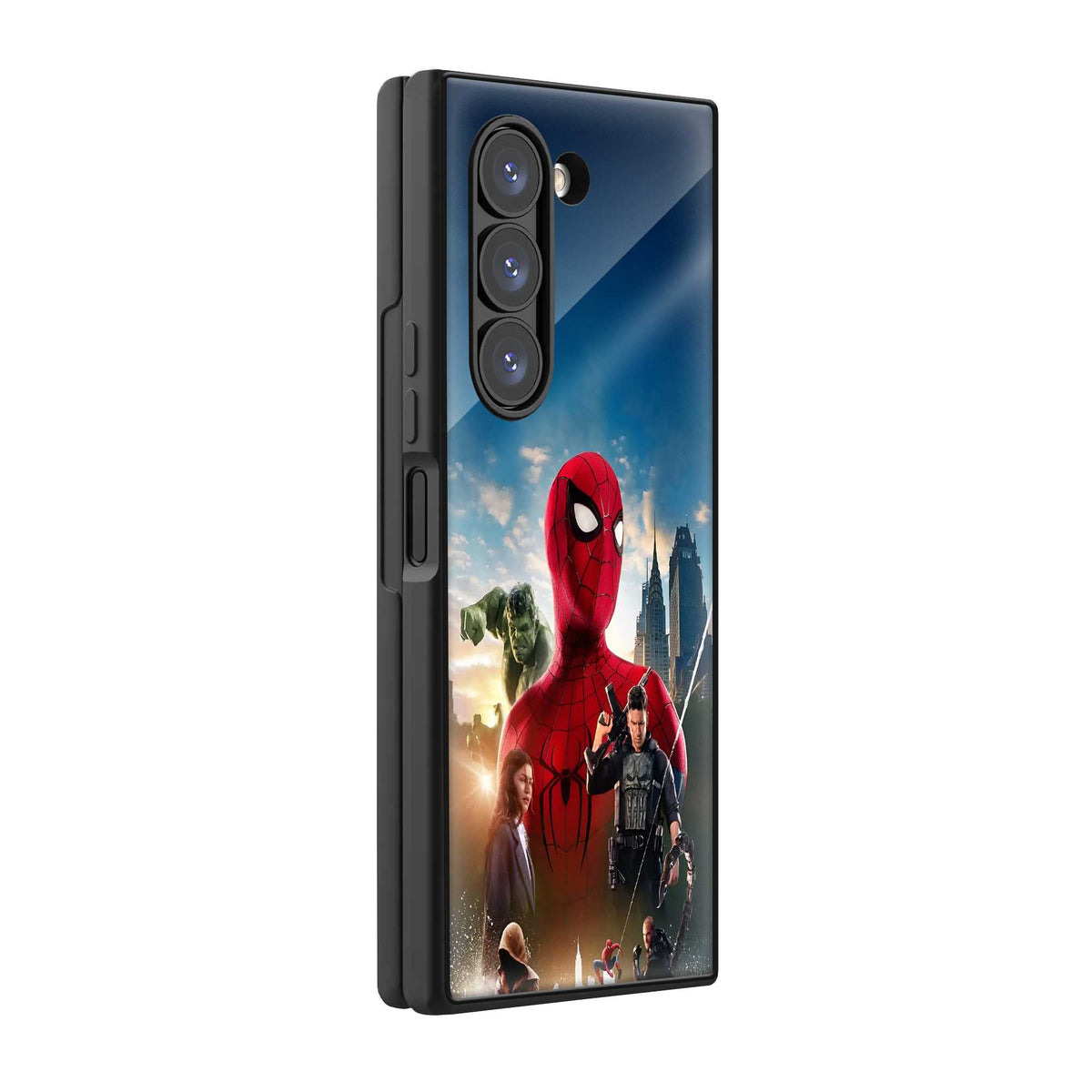 Web of Heroes Samsung Z Fold Glass Case