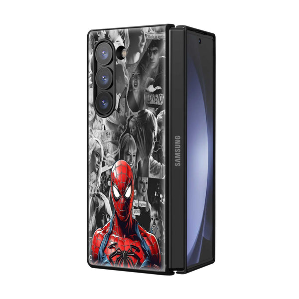 Web of Memories Samsung Z Fold Glass Case