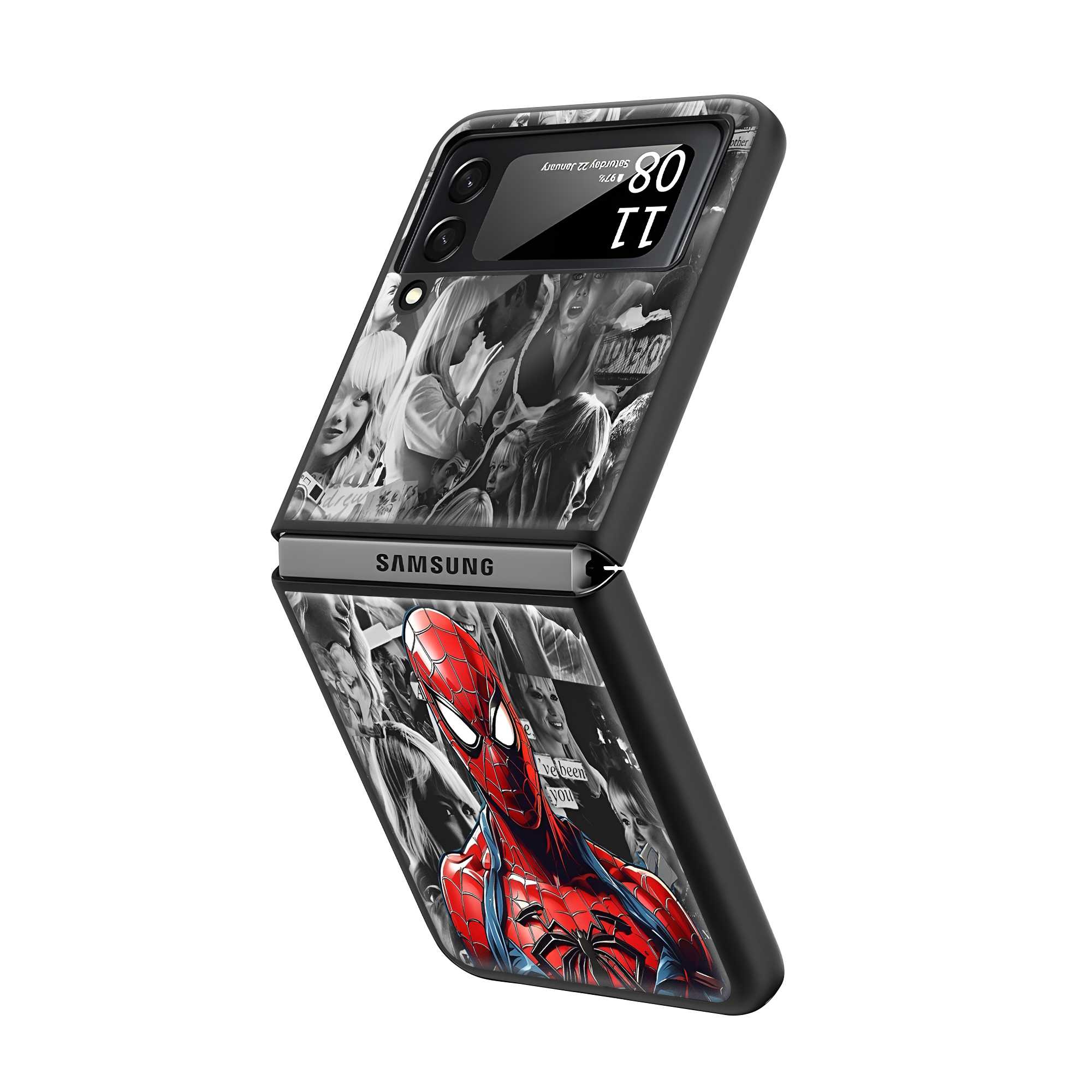 Web of Memories Samsung Z Flip Glass Case
