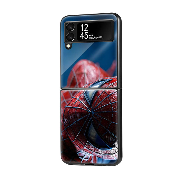 Webbed Vision Samsung Z Flip Glass Case