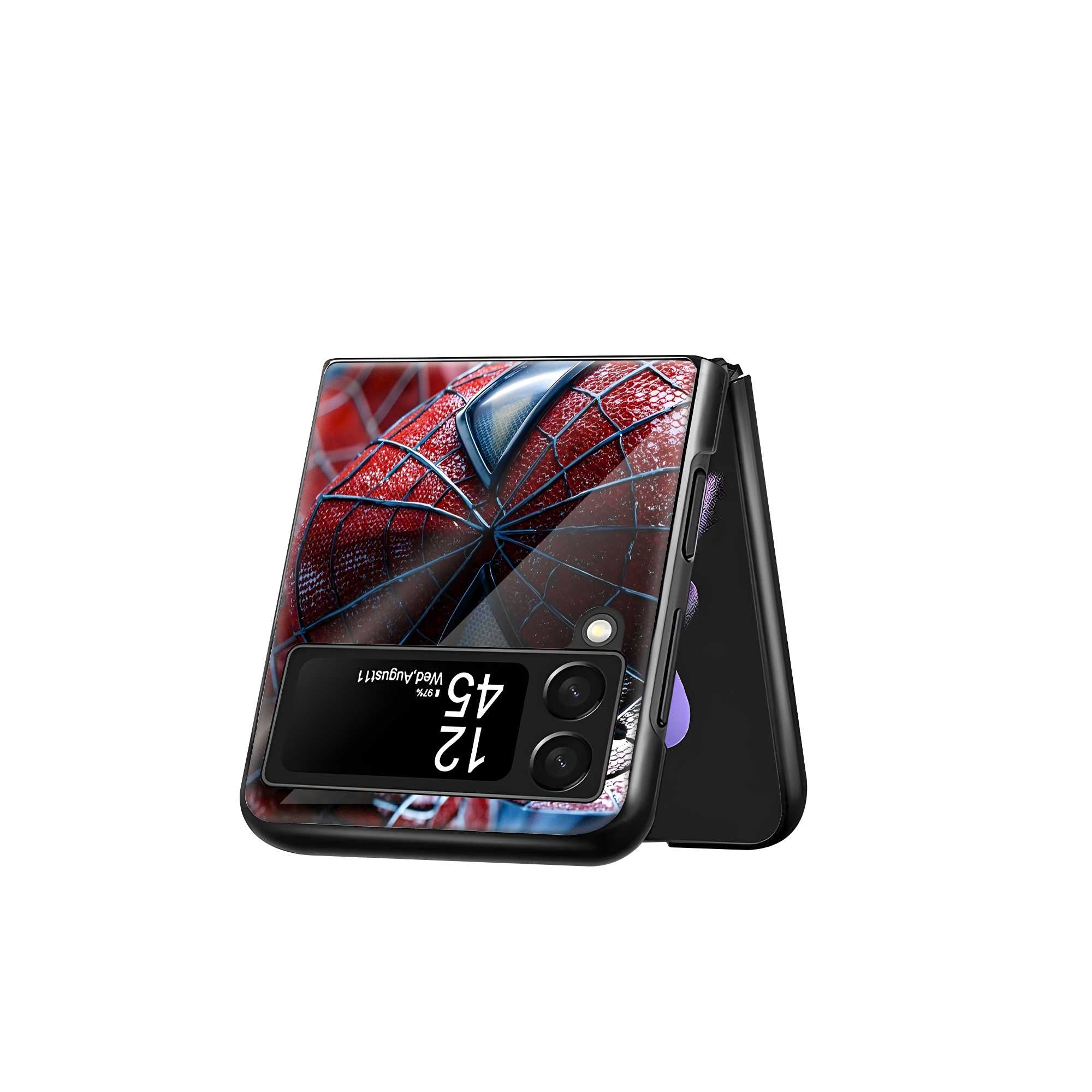Webbed Vision Samsung Z Flip Glass Case