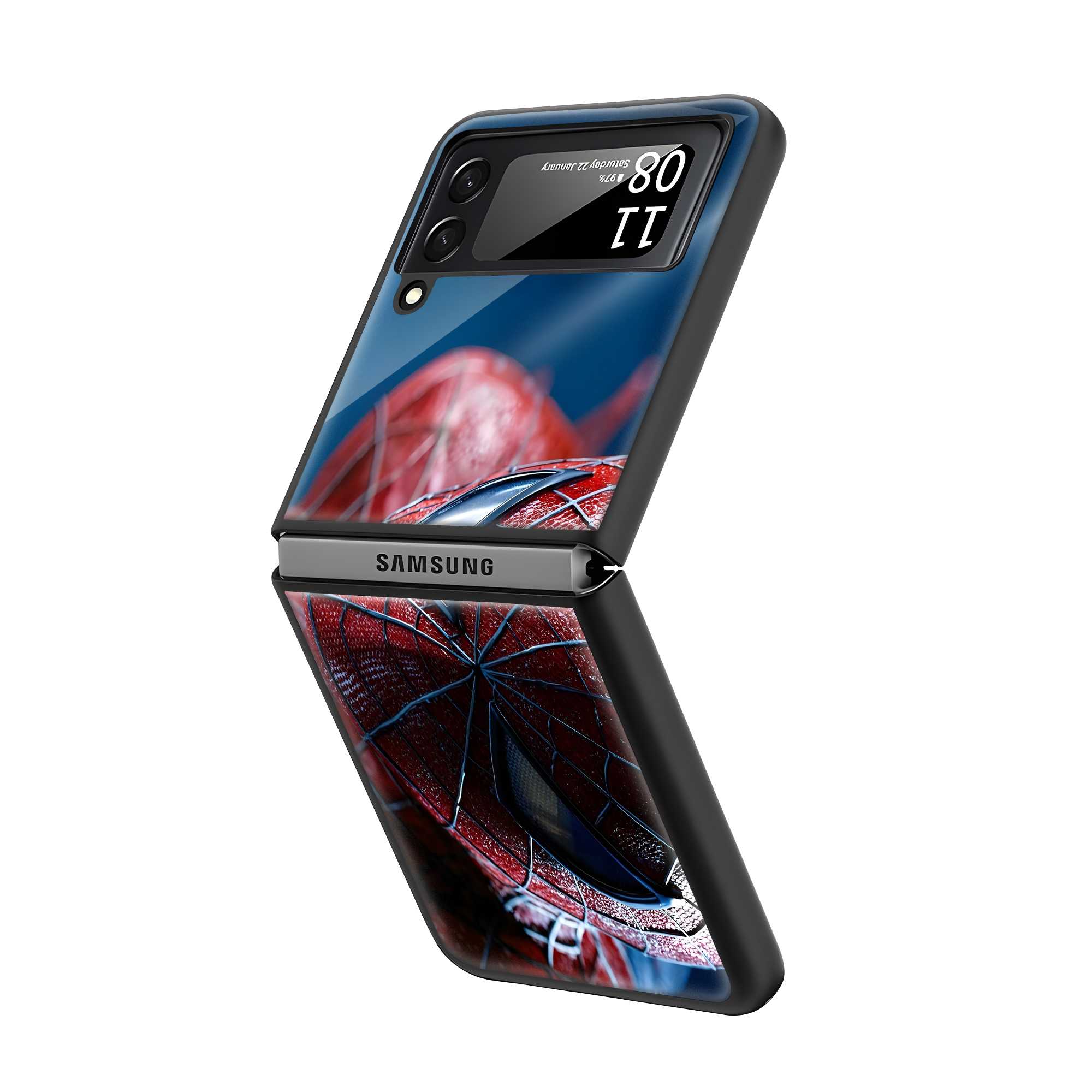 Webbed Vision Samsung Z Flip Glass Case Secondary image
