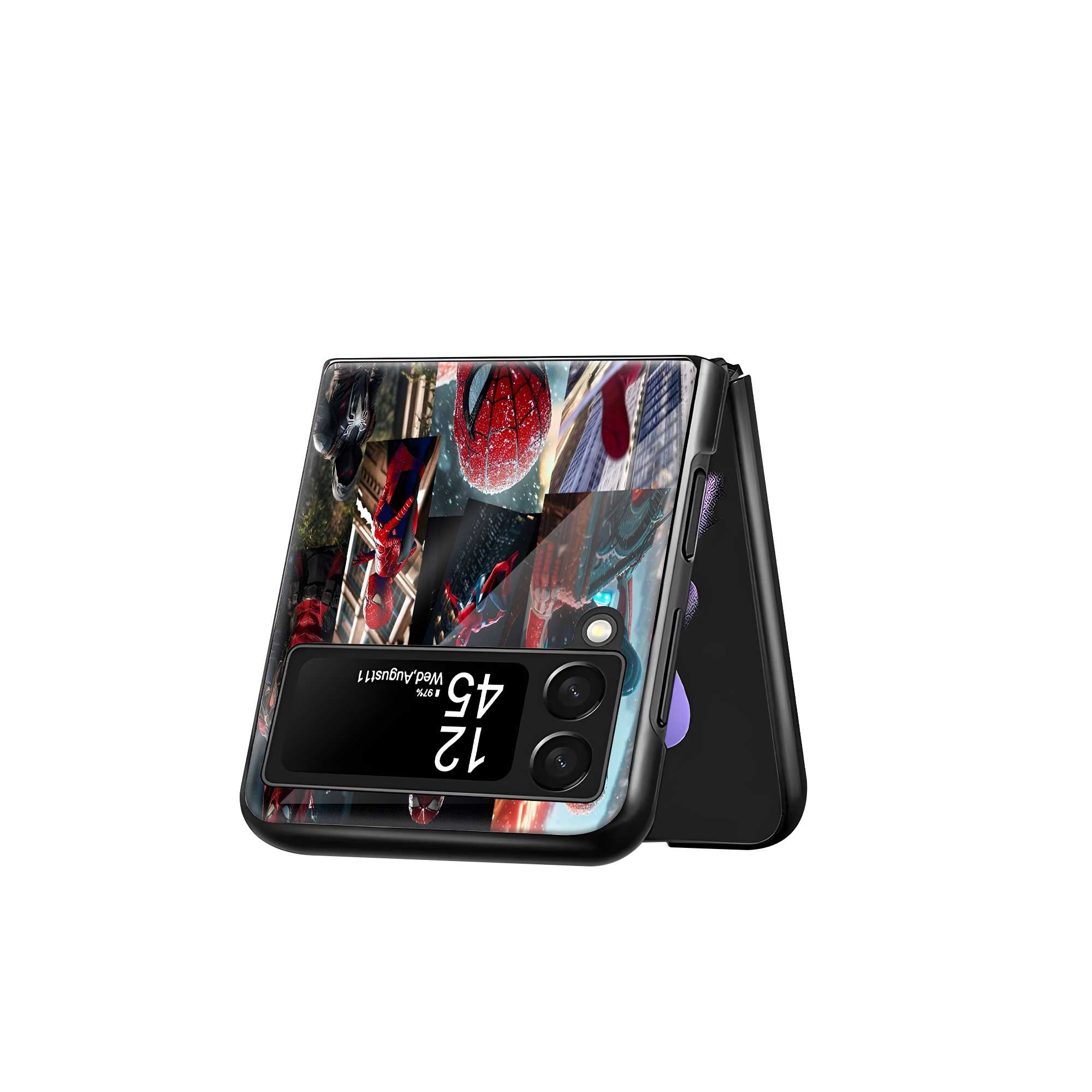 Webverse Chronicles Samsung Z Flip Glass Case