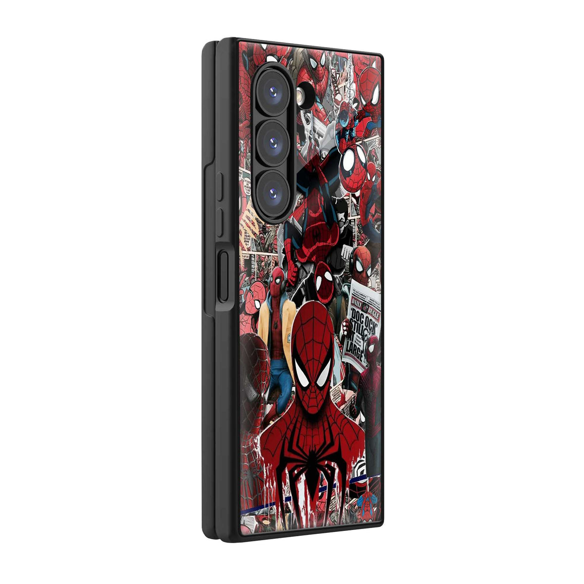 Webverse Collage Samsung Z Fold Glass Case