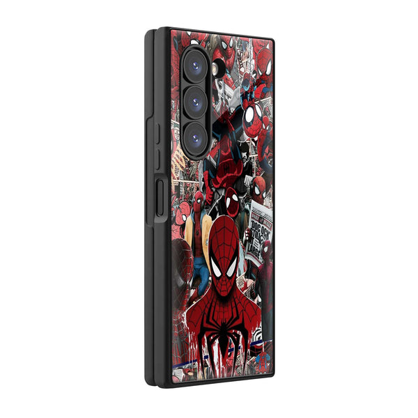 Webverse Collage Samsung Z Fold Glass Case