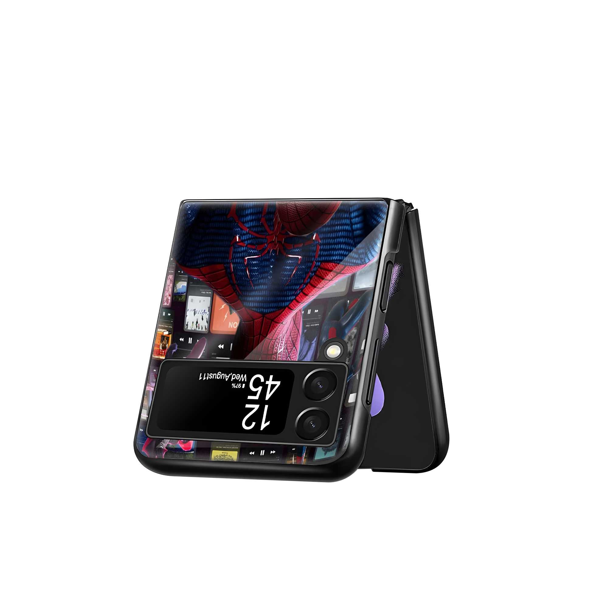 Webverse Multiverse  Samsung Z Flip Glass Case