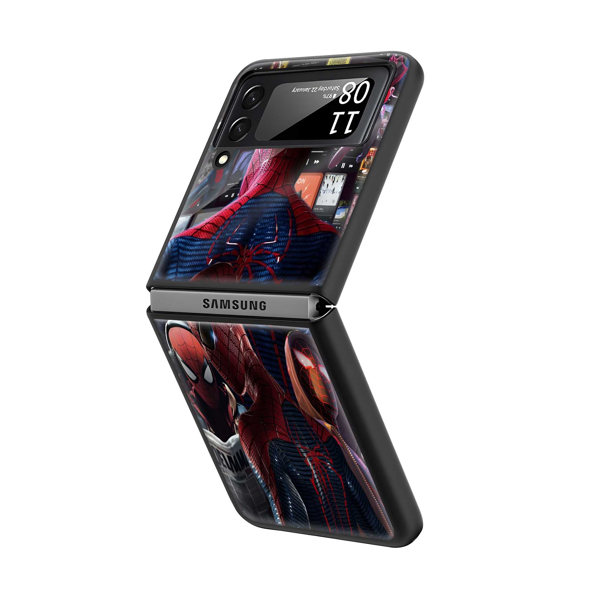 Webverse Multiverse  Samsung Z Flip Glass Case