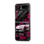 White Supra Samsung Z Flip Glass Case