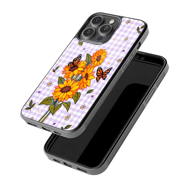 Wildflower Bloom Glass Case