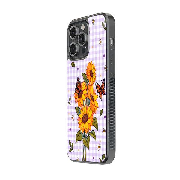 Wildflower Bloom Glass Case