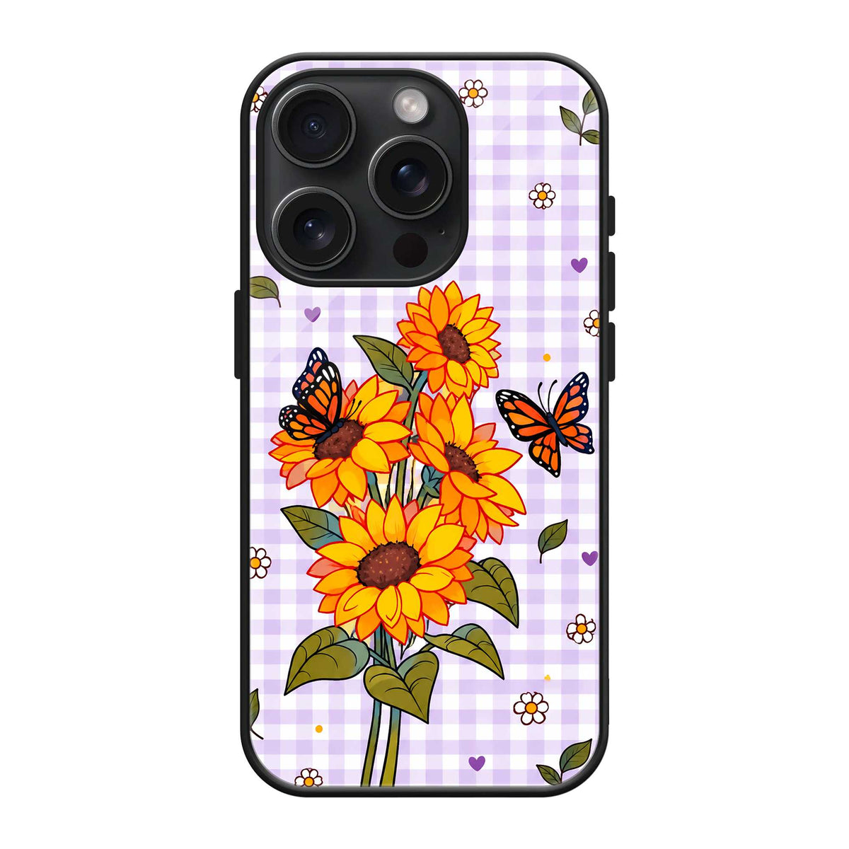 Wildflower Bloom Glass Case