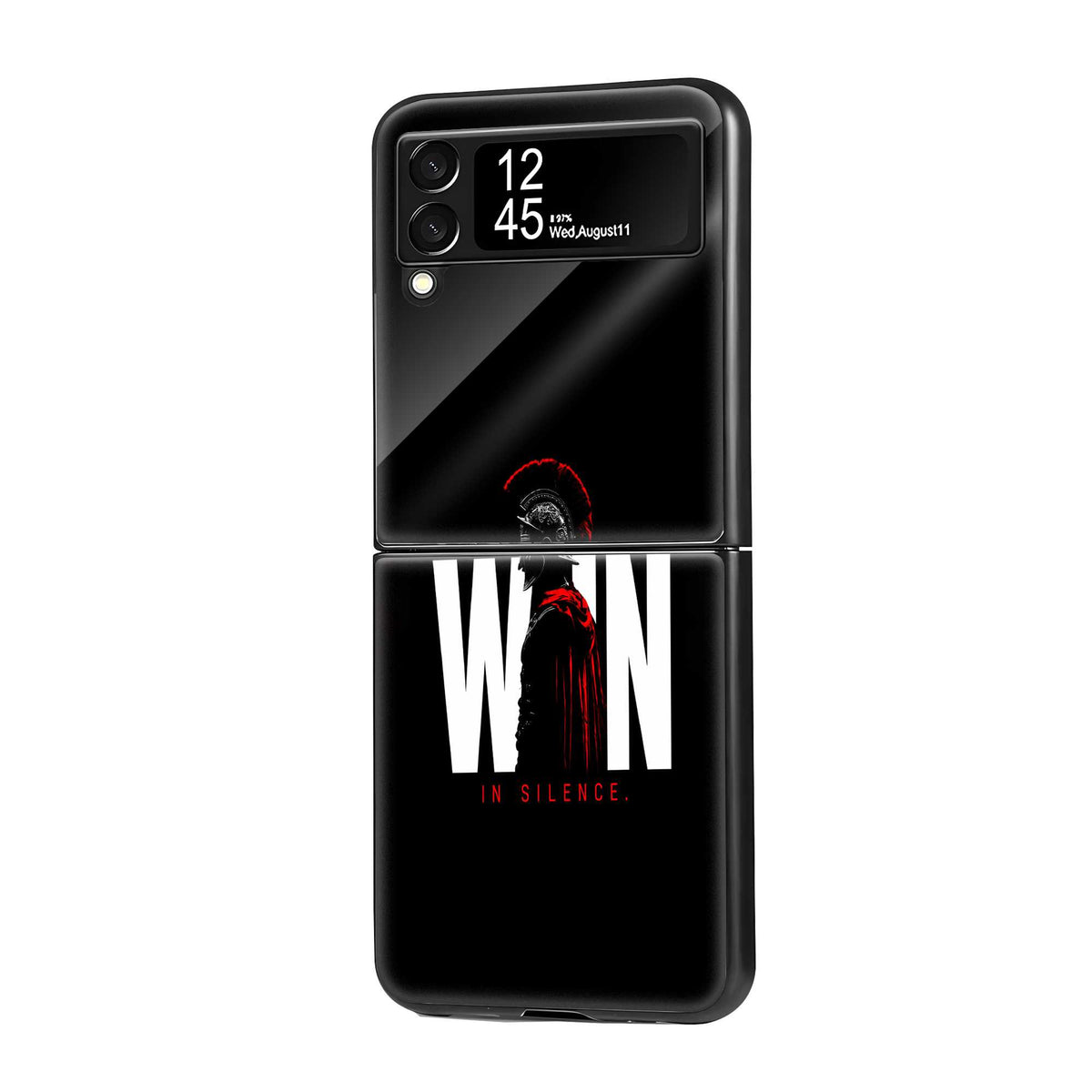 Win Silence Samsung Z Flip Glass Case
