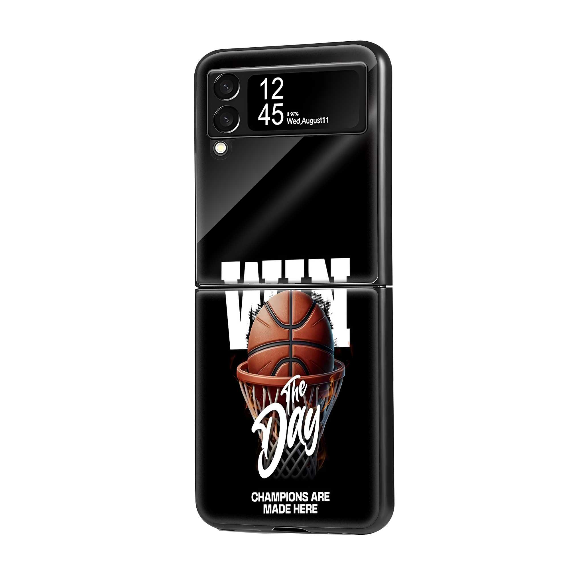 Win The Day Samsung Z Flip Glass Case Main image