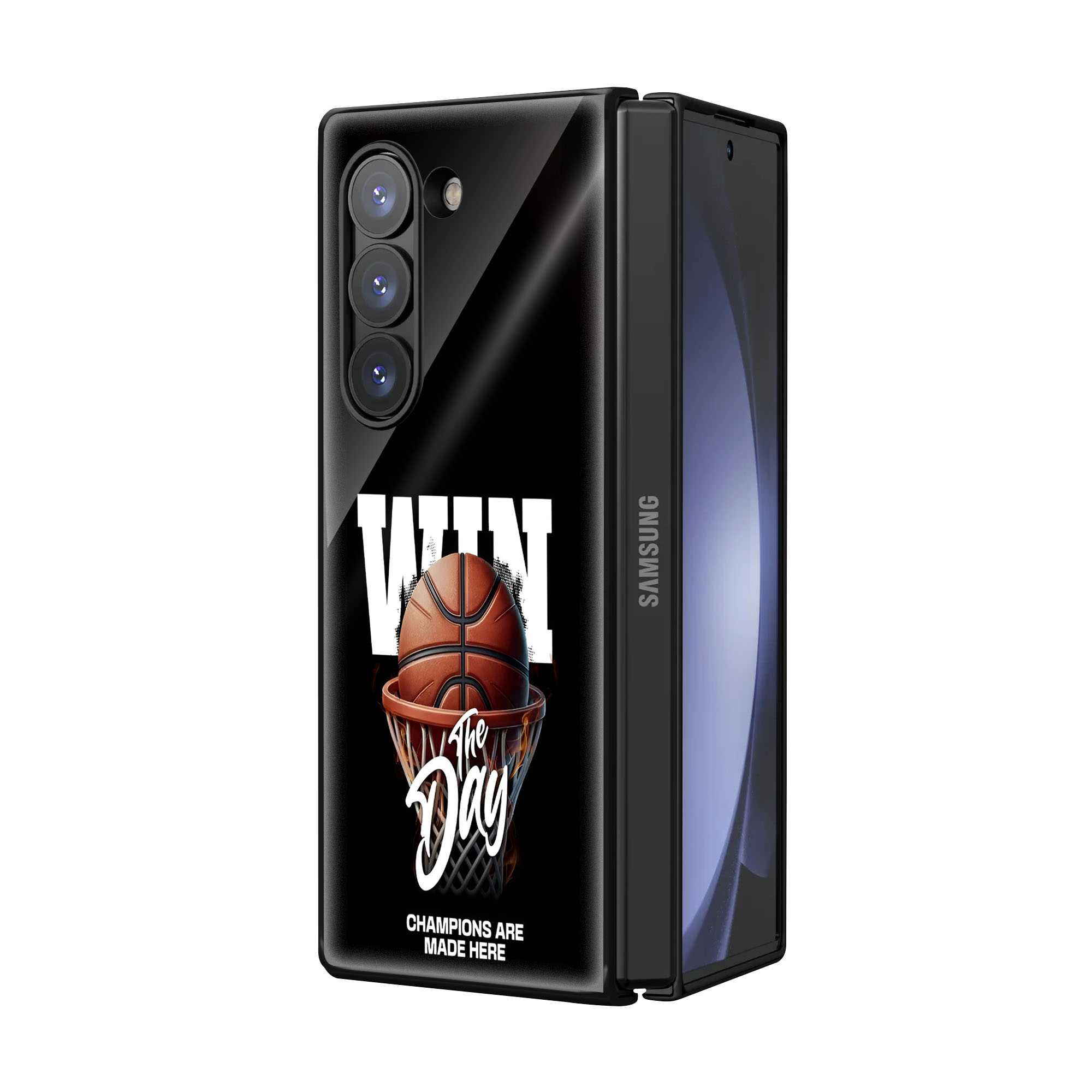 Win The Day Samsung Z Fold Glass Case Secondary image