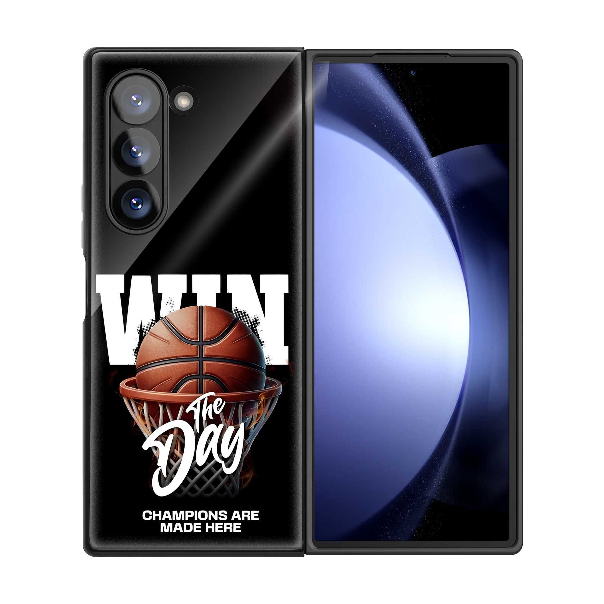 Win The Day Samsung Z Fold Glass Case